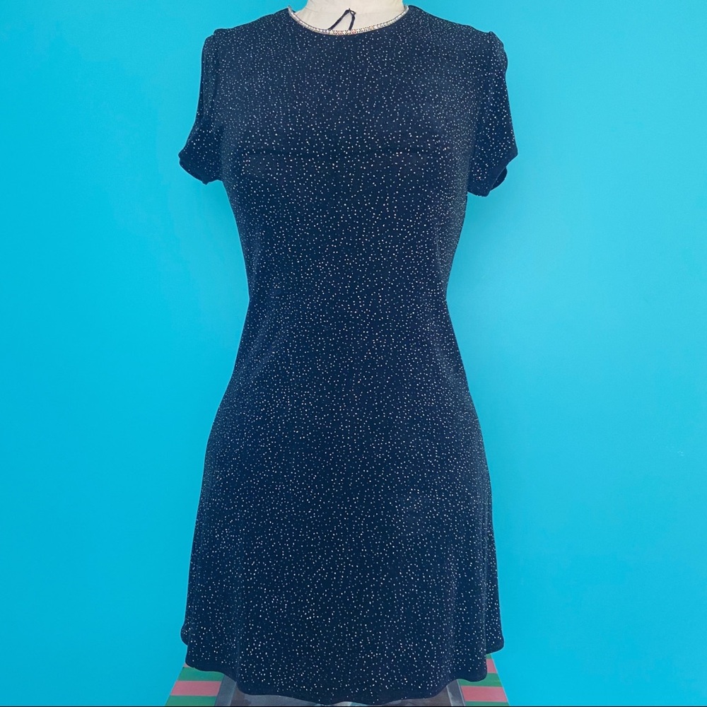 Vintage Midnight Stars Minidress